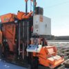 Mobiler Bodenfertiger STI 1200 im Freien