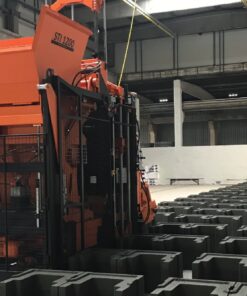 Mobiler Bodenfertiger STI 1200 in der Produktionshalle