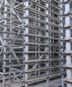 Trockenregal für Betonsteinprodukte – Stahlkonstruktion