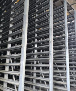 Trockenregal für Betonsteinprodukte – Regalfächer